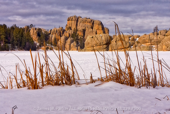 Reeds and Outlet Rocks