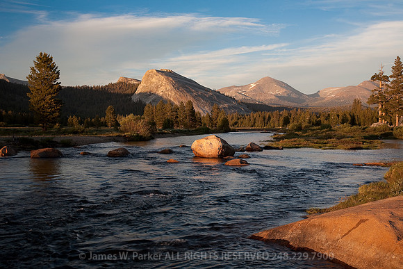 Dusk Comes to the Tuolumne