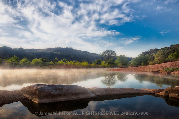 Mist on the Pedernales