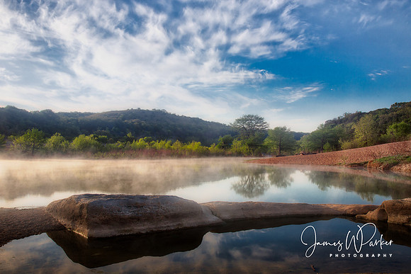 Mist on the Pedernales