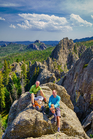 Tammy and HJ on top of Elkhorn