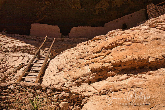 Gila Cliff Dwelling Ladder