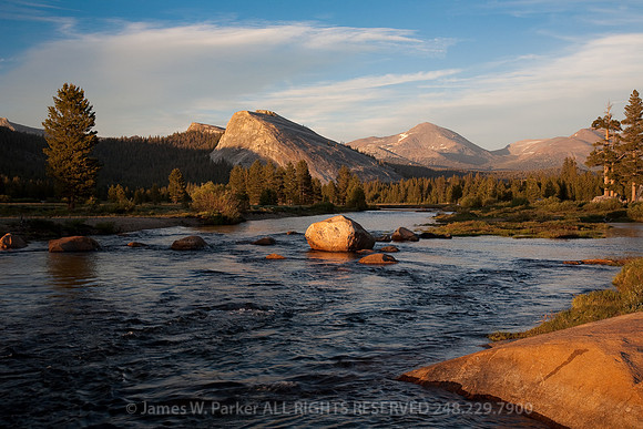 Dusk Comes to the Tuolumne
