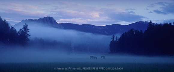 Dusk at Palmer Gulch