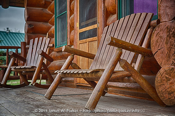 Cabin Three Porch
