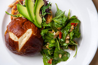 Lobster Cake Sandwich with Avocado
