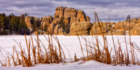 Reeds and Outlet Rocks