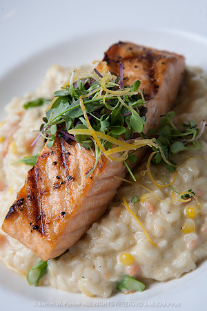 Salmon with Risotto