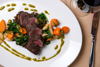 Lamb with autumnal root vegetables
