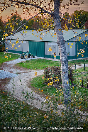 Barn from Clubhouse POV