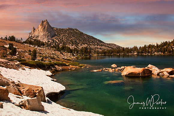 Budd Lake and Cathedral Peak