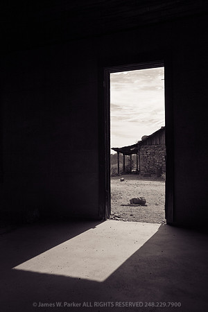 Doorway to the Past - Sepia