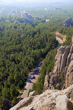 View from back of Mt. Rushmore